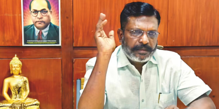 “SIR குடியுரிமையை பறிப்பதற்கான செயல்திட்டம் ; பாஜக, தேர்தல் ஆணையம் கூட்டு சதி” – திருமாவளவன்