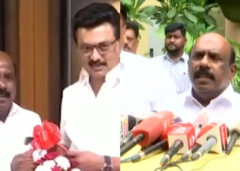 “கொள்கையை பின்பற்றக்கூடிய திராவிடக் கட்சியுடன் இணைந்துள்ளேன்” – மனோஜ் பாண்டியன் பேட்டி