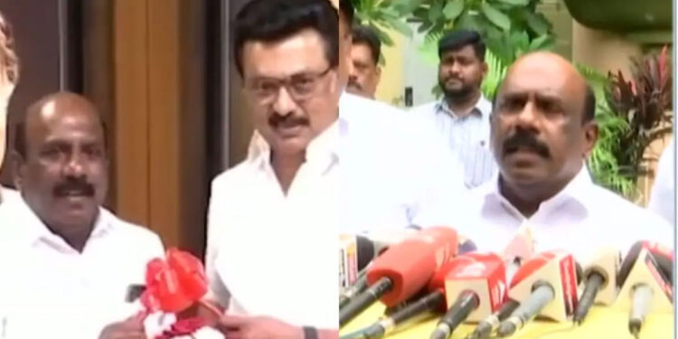 “கொள்கையை பின்பற்றக்கூடிய திராவிடக் கட்சியுடன் இணைந்துள்ளேன்” – மனோஜ் பாண்டியன் பேட்டி