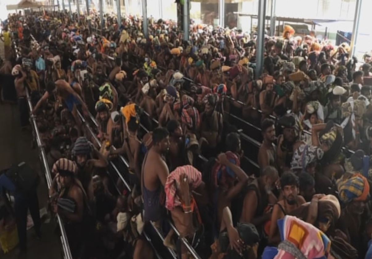 சபரிமலை கூட்ட நெரிசலை சமாளிக்க என்.டி.ஆர்.எப் குழு தயார்