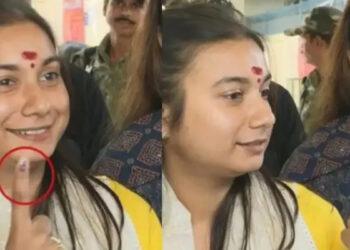 இரு கைகளிலும் மை… பிகார் எம்.பி. இரண்டு முறை வாக்குப்பதிவு ?