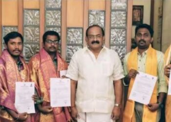 ஒட்டன்சத்திரம் அரசு இலவச பயிற்சி மையத்தில் படித்து குரூப்-4 தேர்வில் வென்ற மாணவர்களுக்கு அமைச்சர் சக்கரபாணி வாழ்த்து