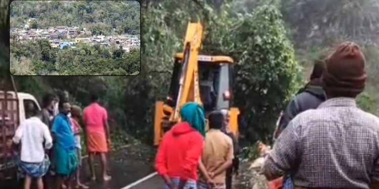 கொடைக்கானல் ராட்சத மரம் விழுந்து போக்குவரத்து பாதிப்பு: ஒட்டன்சத்திரம் மக்கள் சிரமம்