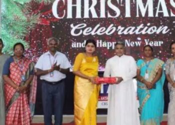 திண்டுக்கல் அச்யுதா பப்ளிக் பள்ளியில் கோலாகலமான கிறிஸ்துமஸ் தின விழா