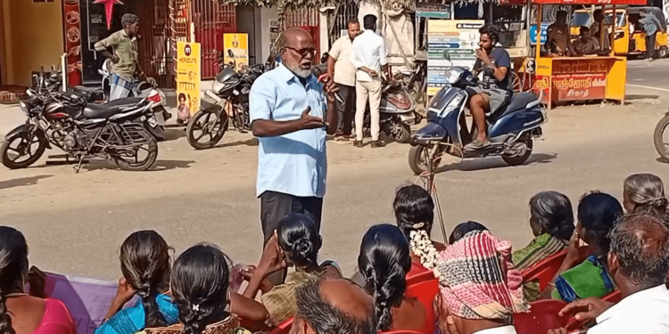 விபி ஜி ராம் ஜி சட்டத்தை திரும்ப பெற கோரிக்கை – சீர்காழி பழைய பேருந்து நிலையத்தில் கண்டன ஆர்ப்பாட்டம்