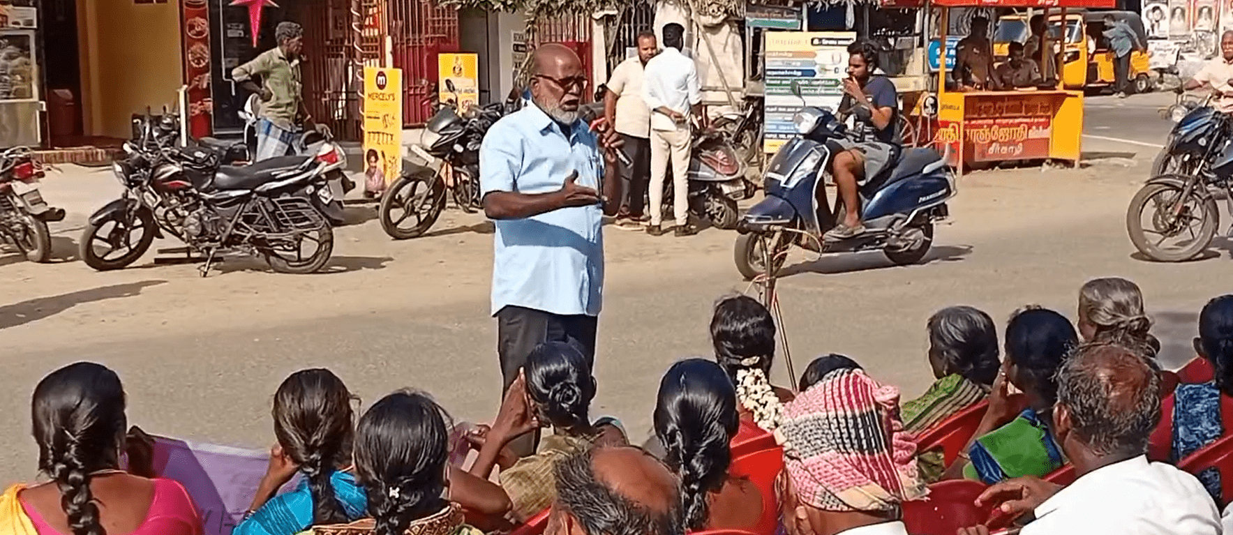 விபி ஜி ராம் ஜி சட்டத்தை திரும்ப பெற கோரிக்கை – சீர்காழி பழைய பேருந்து நிலையத்தில் கண்டன ஆர்ப்பாட்டம்