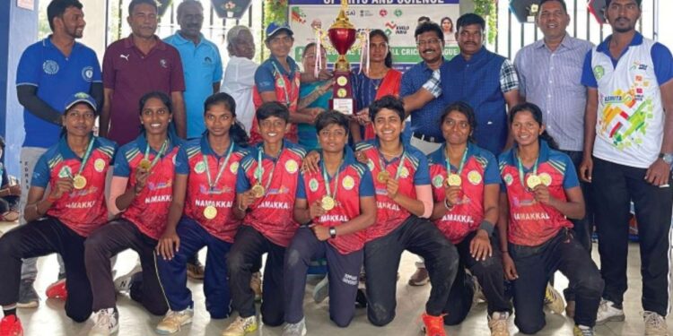 மாநில அளவிலான கேலோ இந்தியா மகளிர் டென்னிஸ் பந்து கிரிக்கெட்