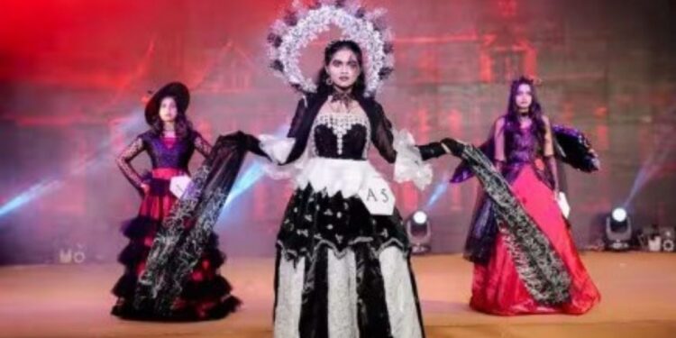 கோவை என்.ஜி.பி. கல்லூரியில் ‘செலஸ்டியல் 2025’ ஆடை அலங்கார அணிவகுப்பு