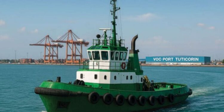 வ.உ.சி. துறைமுகத்தில் ரூ. 385 கோடியில் அதிநவீன மின்சார இழுவைப்படகு