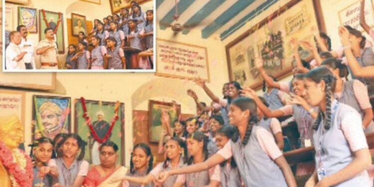 மாணவர்கள் உயர் பதவிகளை அடைய படிப்பில் கவனம் மாநகர துணை கமிஷனர் அறிவுரை!