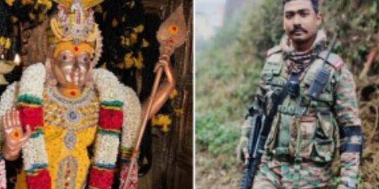 வீரமரணம் அடைந்த ராணுவ வீரர் சக்திவேல் குடும்பத்திற்கு ரூ.5 லட்சம் நிதியுதவி