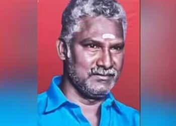 தனியார் பள்ளிப் பேருந்து மோதி மாடு வாங்கச் சென்ற இருவர் பலி