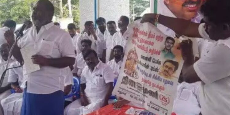 நீதிமன்றத்தை அச்சுறுத்தும் தி.மு.க., அரசு: 15 அடியில் சர்வே கல்லா? ஆர்.பி. உதயகுமார் ஆவேசம்!