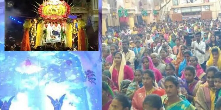 திண்டுக்கல் மேட்டுப்பட்டி புனித வியாகுல அன்னை ஆலயத்தில் 350-வது ஆண்டு கிறிஸ்துமஸ்