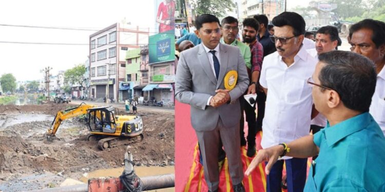 மதுரை பந்தல்குடி வாய்க்கால் மேம்பாட்டுப் பணிகள் ஆய்வு முதல்வர் ஸ்டாலின் உத்தரவு!