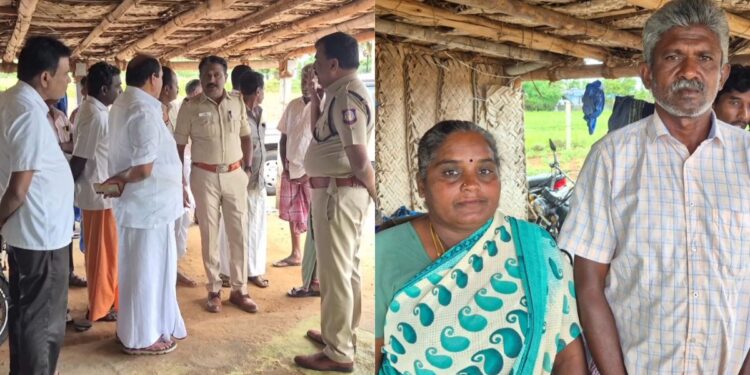 ஒட்டன்சத்திரம் அருகே நடுரோட்டில் கட்டிப் போட்டு ₹9 லட்சம் நகை கொள்ளை