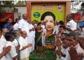 புரட்சித்தலைவி ஜெயலலிதாவின் 9-வது நினைவு தினம்: நிலக்கோட்டையில் அதிமுகவினர் அஞ்சலி