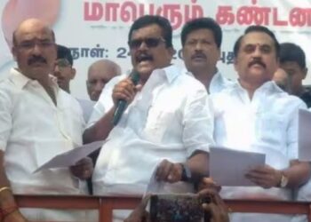 தேனி மாவட்டம் முழுவதும் திமுக கூட்டணி கட்சியினர் பிரம்மாண்ட கண்டன ஆர்ப்பாட்டம்!