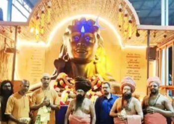 மஹாசிவராத்திரியை முன்னிட்டு மயிலாடுதுறையில் ஆதியோகி ரத யாத்திரையைத் தொடங்கி வைத்தார் தருமபுர ஆதீனம்