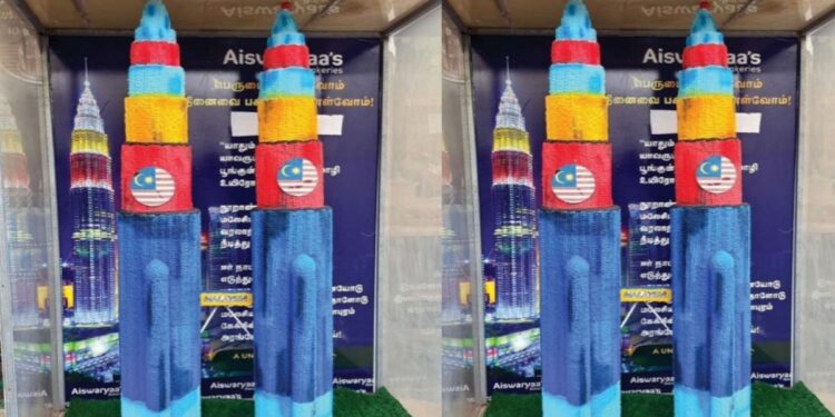 ராமநாதபுரத்தில் 7 அடி உயர ‘மலேசியா இரட்டை கோபுரம்’ கேக் ஐஸ்வர்யா பேக்கரியின் அசத்தல் முயற்சி!