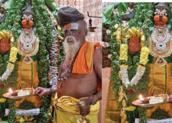 சிவகிரிபட்டி ஸ்ரீ பஞ்சமுக ராம ஆஞ்சநேயர் கோவிலில் அனுமன் ஜெயந்தி