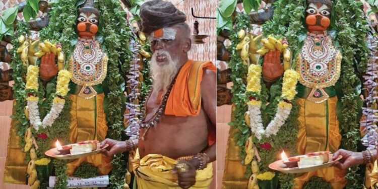 சிவகிரிபட்டி ஸ்ரீ பஞ்சமுக ராம ஆஞ்சநேயர் கோவிலில் அனுமன் ஜெயந்தி