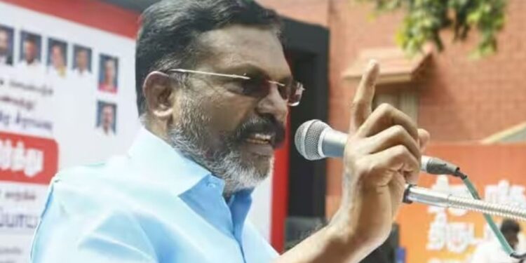 பதவிக்காகவோ பொருள் ஆசைக்காகவோ தி.மு.க., கூட்டணியில் நீடிக்கவில்லை  திருமாவளவன் ஆவேசம்