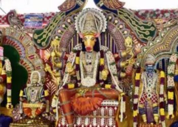 கரூரில் பசுபதீஸ்வரா ஐயப்பா சேவா சங்கத்தின்  லட்சார்ச்சனை மற்றும் சீதா கல்யாண வைபவங்களுக்கு ஏற்பாடு