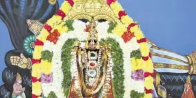 கரூர் ரங்கநாத சுவாமி கோவிலில் பகல் பத்து உற்சவம் கோலாகலம்  வைகுண்ட ஏகாதசி சொர்க்கவாசல் திறப்பு