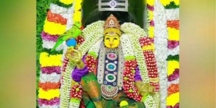 சிறுமலையில்  சிவசக்தி அம்மன் கோயில் பூக்குழி திருவிழாவில் திரளான பக்தர்கள் தீமிதித்து நேர்த்திக்கடன்