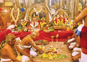 ராமேசுவரம் மற்றும் திருஉத்தரகோசமங்கையில் ஆருத்ரா திருவிழா காப்பு கட்டுதலுடன் தொடக்கம்