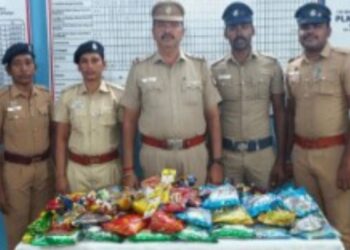 திண்டுக்கல் ரயில் நிலையத்தில் அதிரடி 17 கிலோ குட்கா பறிமுதல்