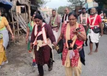 வெளிநாடுகளிலிருந்து செட்டிநாட்டிற்கு வந்து 60-க்கும் மேற்பட்ட நகரத்தார் பாதயாத்திரை துவக்கம்!