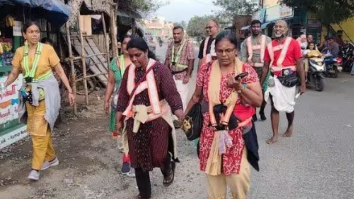 வெளிநாடுகளிலிருந்து செட்டிநாட்டிற்கு வந்து 60-க்கும் மேற்பட்ட நகரத்தார் பாதயாத்திரை துவக்கம்!