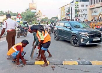 நாகர்கோவிலில் விபத்துகளைத் தவிர்க்க எஸ்.பி. ஸ்டாலின் நடவடிக்கை