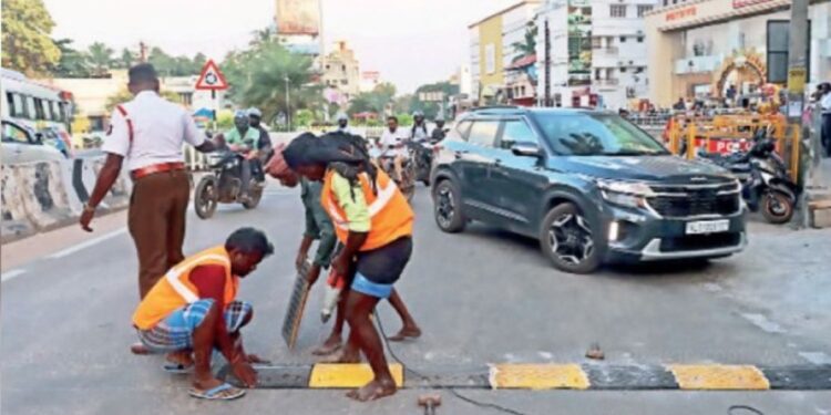 நாகர்கோவிலில் விபத்துகளைத் தவிர்க்க எஸ்.பி. ஸ்டாலின் நடவடிக்கை