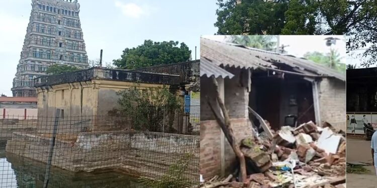  பக்கத்து வீட்டுச் சுவர் இடிந்து குடிசையில் தங்கியிருந்தவர் சம்பவ இடத்திலேயே உயிரிழப்பு