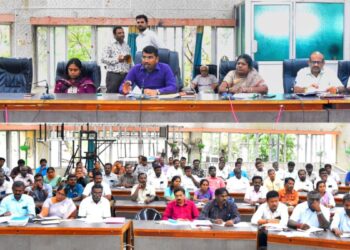 திண்டுக்கலில் வாக்காளர் பட்டியல் சிறப்பு தீவிர திருத்தம் மேலாய்வு கூட்டம்