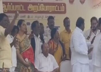 சாதிவாரி கணக்கெடுப்பு நடத்தக்கோரி ஆர்ப்பாட்டம் – ராமதாஸ் பங்கேற்பு