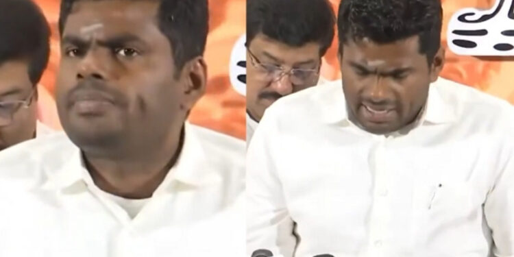 அன்று ராமநாதபுரம் எம்பி சிக்கன் பிரியாணி சாப்பிட்ட போது! கோயில் EO எங்கே போனார் ? அண்ணாமலை கேள்வி