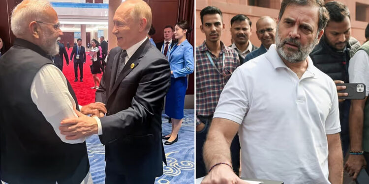 ரஷ்ய அதிபரை சந்திக்க அனுமதி மறுக்கப்பட்டதாக ராகுல் காந்தி குற்றச்சாட்டு