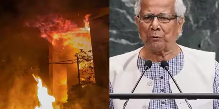 வங்கதேச வன்முறை : ஹிந்து இளைஞர் எரித்து கொலை – 7 பேர் கைது