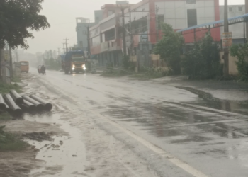 செங்கல்பட்டு ஒரு நாள் விடுபட்ட மழை   மீண்டும் கனமழையால் பொதுமக்கள் அவதி