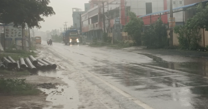 செங்கல்பட்டு ஒரு நாள் விடுபட்ட மழை   மீண்டும் கனமழையால் பொதுமக்கள் அவதி