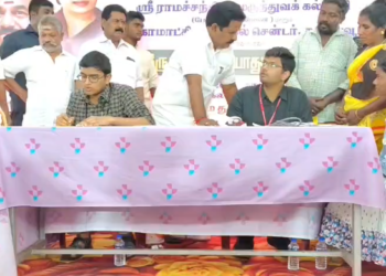 நன்னிலம் சட்டமன்ற உறுப்பினர் சார்பில் குடவாசல் அருகே எரவாஞ்சேரியில் இருதய நோய் பரிசோதனை & சிகிச்சை முகாம்