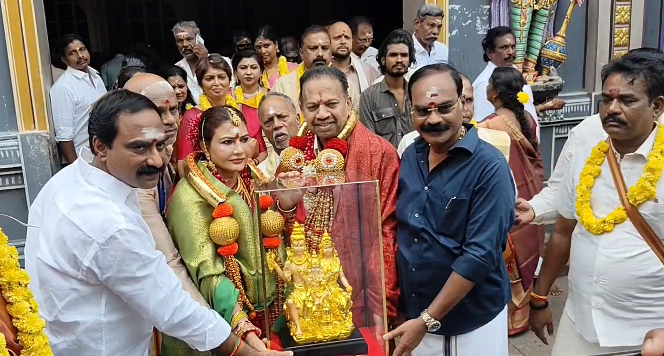 தரங்கம்பாடி அருகே திருக்கடையூர் அபிராமி உடனாகிய அமிரகடேஸ்வரர் கோவிலில் சஷ்டியப்த பூர்த்தி ஹோமம்