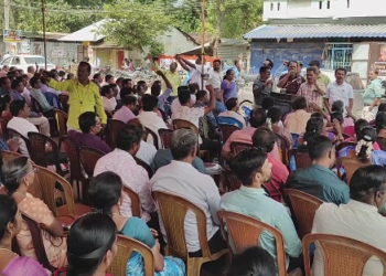 தேர்தல் வாக்குறுதியை நிறைவேற்றாத திமுக அரசை கண்டித்து பழைய ஓய்வூதிய திட்டம் உள்ளிட்ட10அம்ச கோரிக்கைகளை வலியுறுத்தி உண்ணாவிரதம் போராட்டம்