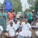 திருவாரூர் அருகே DMKஆட்சியில் கொடுக்கப்பட்ட வீட்டு மனை பட்டா செல்லாது எனக்கூறி மறியல் போராட்டத்தில் பரபரப்பு