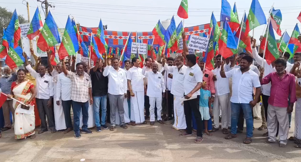 யாதவ சங்கங்களின் சார்பில் திருவள்ளூரில் நடைபெற்ற கவன ஈர்ப்பு ஆர்ப்பாட்டம்