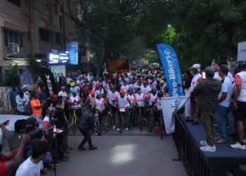 தமிழ்நாடு சைக்கிள் ஓட்டுதல் சங்கத்துடன் இணைந்து எலிஃபண்டைன் சர்க்யூட் நடத்திய சைக்ளோத்தான் நிகழ்வு